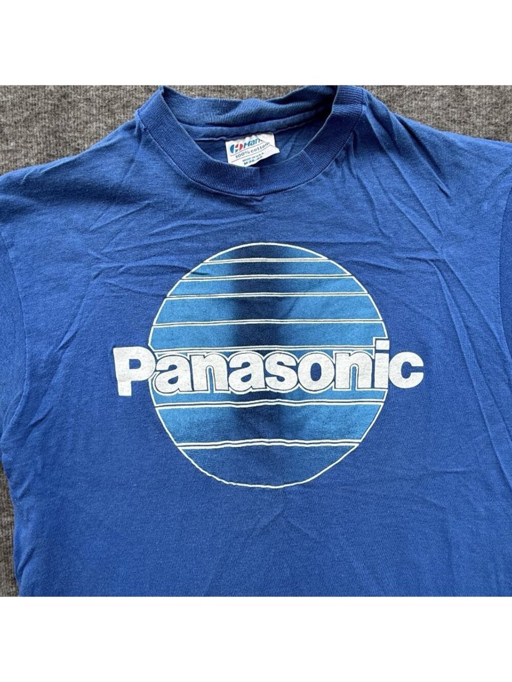 1980s PANASONIC LOGO PROMO Single Stitch T-Shirt (M) Vtg VERY RARE Electronics